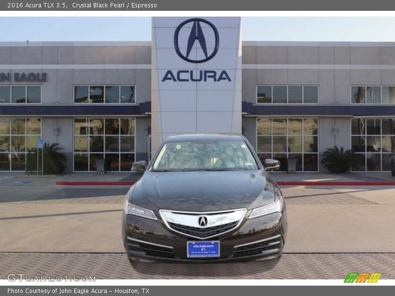 Crystal Black Pearl / Espresso 2016 Acura TLX 3.5