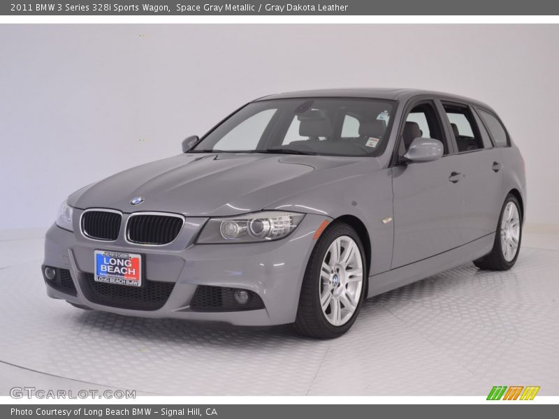 Space Gray Metallic / Gray Dakota Leather 2011 BMW 3 Series 328i Sports Wagon