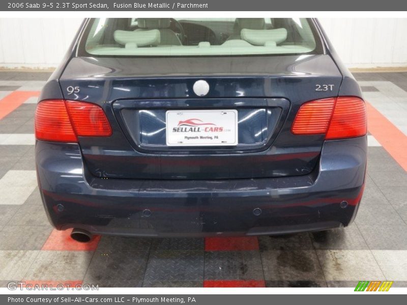 Fusion Blue Metallic / Parchment 2006 Saab 9-5 2.3T Sport Sedan