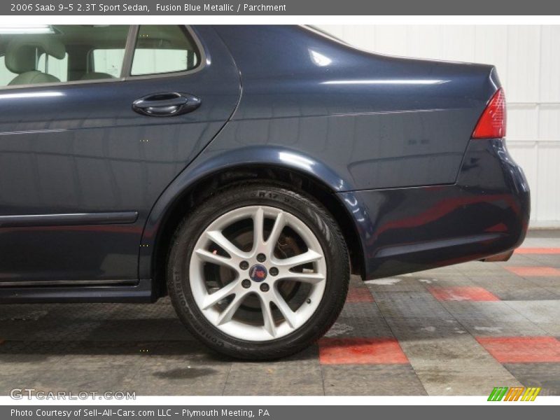 Fusion Blue Metallic / Parchment 2006 Saab 9-5 2.3T Sport Sedan