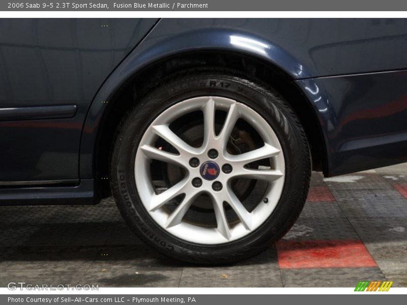 Fusion Blue Metallic / Parchment 2006 Saab 9-5 2.3T Sport Sedan