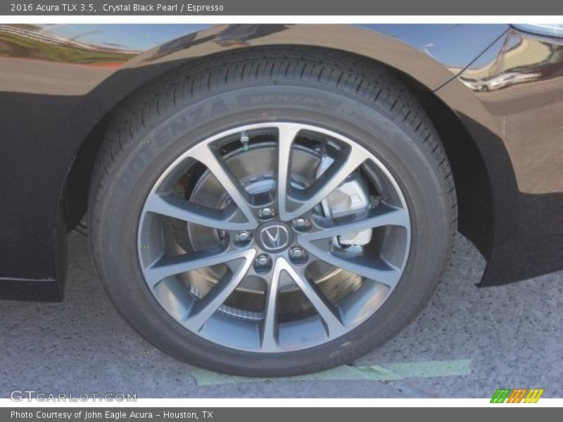 Crystal Black Pearl / Espresso 2016 Acura TLX 3.5
