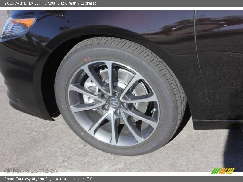 Crystal Black Pearl / Espresso 2016 Acura TLX 3.5