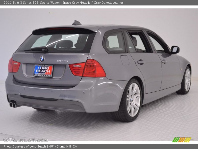 Space Gray Metallic / Gray Dakota Leather 2011 BMW 3 Series 328i Sports Wagon