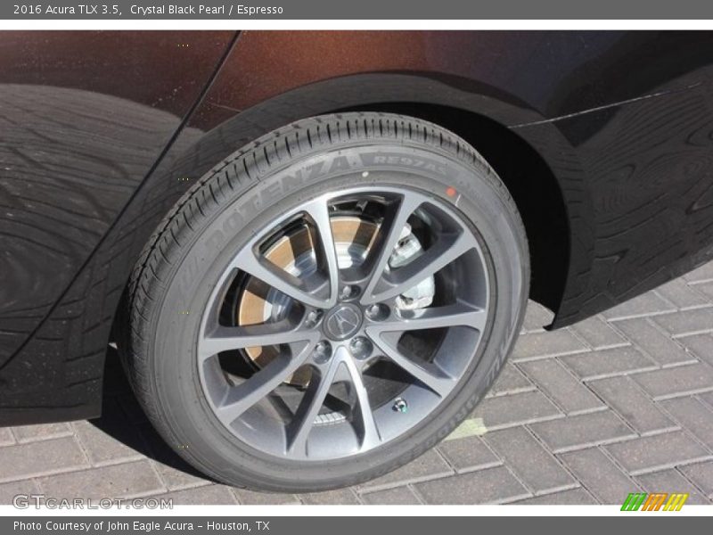 Crystal Black Pearl / Espresso 2016 Acura TLX 3.5