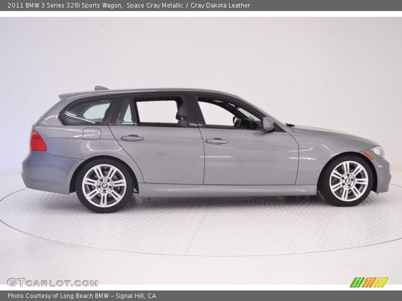 Space Gray Metallic / Gray Dakota Leather 2011 BMW 3 Series 328i Sports Wagon