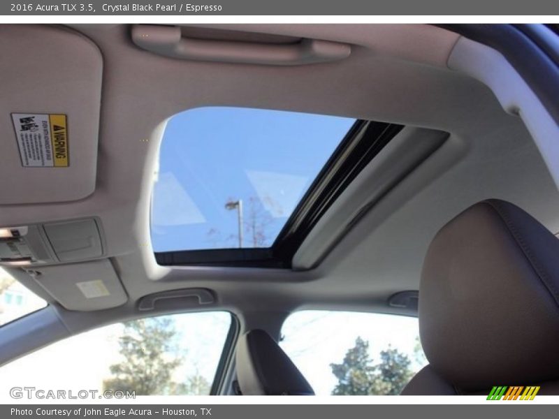 Crystal Black Pearl / Espresso 2016 Acura TLX 3.5