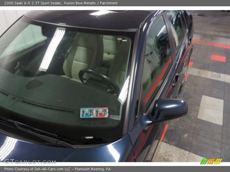 Fusion Blue Metallic / Parchment 2006 Saab 9-5 2.3T Sport Sedan