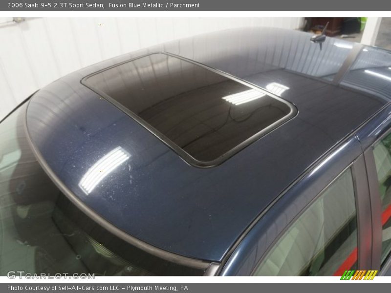 Fusion Blue Metallic / Parchment 2006 Saab 9-5 2.3T Sport Sedan