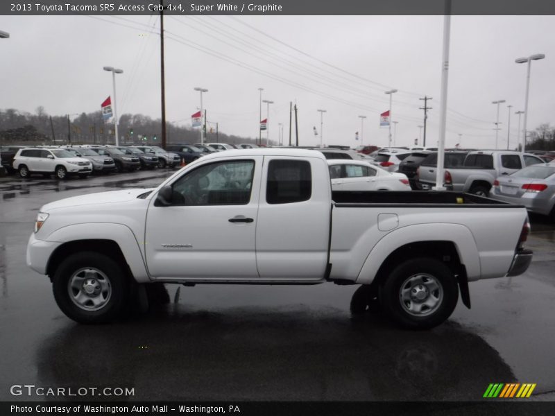 Super White / Graphite 2013 Toyota Tacoma SR5 Access Cab 4x4