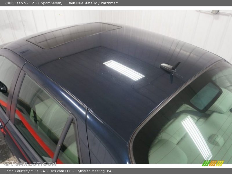 Fusion Blue Metallic / Parchment 2006 Saab 9-5 2.3T Sport Sedan