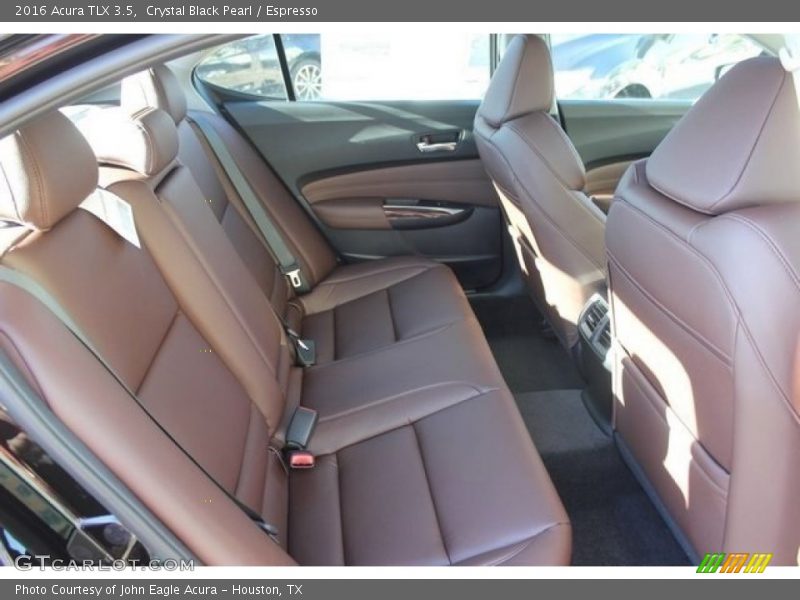 Crystal Black Pearl / Espresso 2016 Acura TLX 3.5