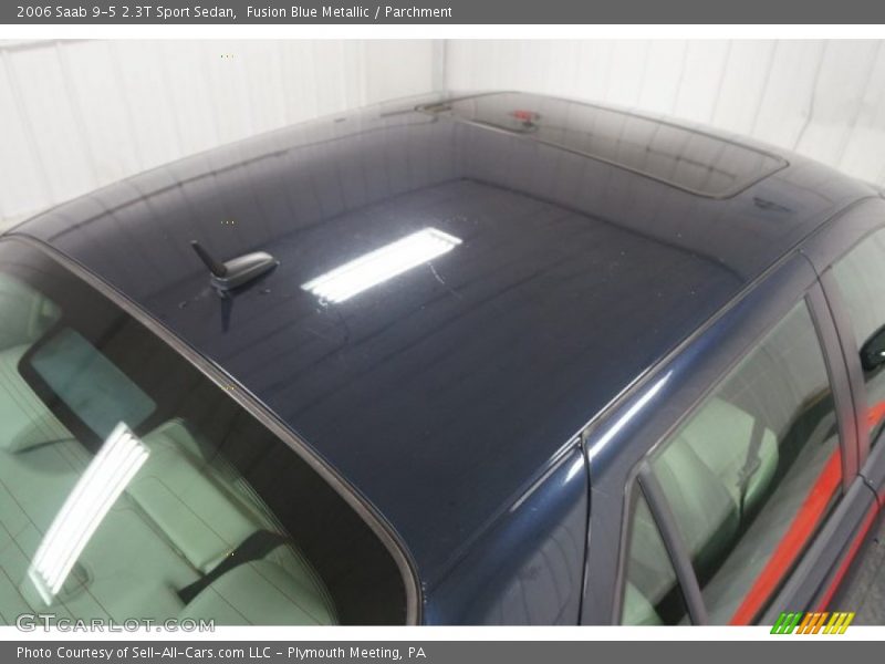 Fusion Blue Metallic / Parchment 2006 Saab 9-5 2.3T Sport Sedan