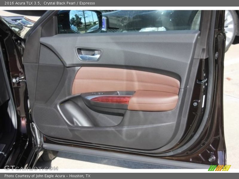 Crystal Black Pearl / Espresso 2016 Acura TLX 3.5