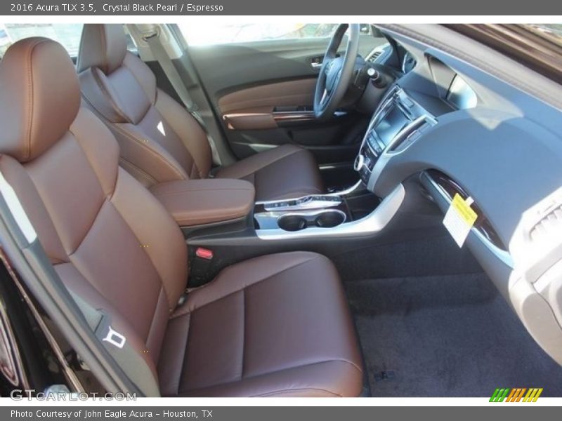 Crystal Black Pearl / Espresso 2016 Acura TLX 3.5