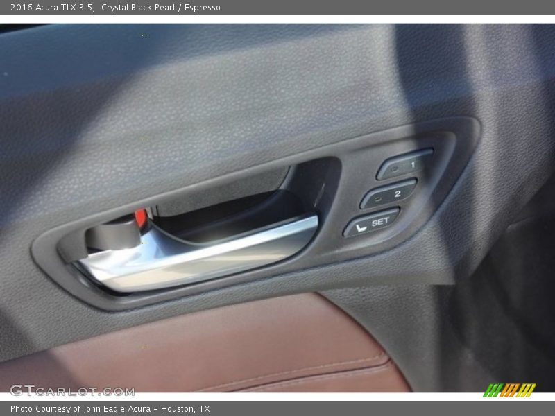 Crystal Black Pearl / Espresso 2016 Acura TLX 3.5