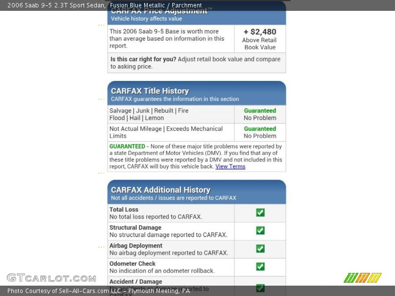 Fusion Blue Metallic / Parchment 2006 Saab 9-5 2.3T Sport Sedan