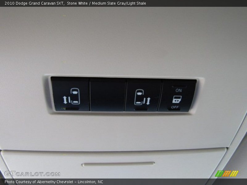 Stone White / Medium Slate Gray/Light Shale 2010 Dodge Grand Caravan SXT