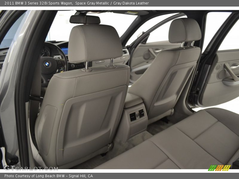 Space Gray Metallic / Gray Dakota Leather 2011 BMW 3 Series 328i Sports Wagon
