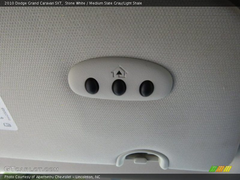 Stone White / Medium Slate Gray/Light Shale 2010 Dodge Grand Caravan SXT