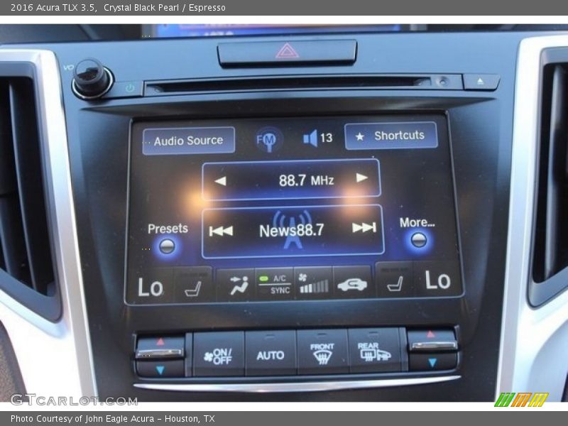 Crystal Black Pearl / Espresso 2016 Acura TLX 3.5