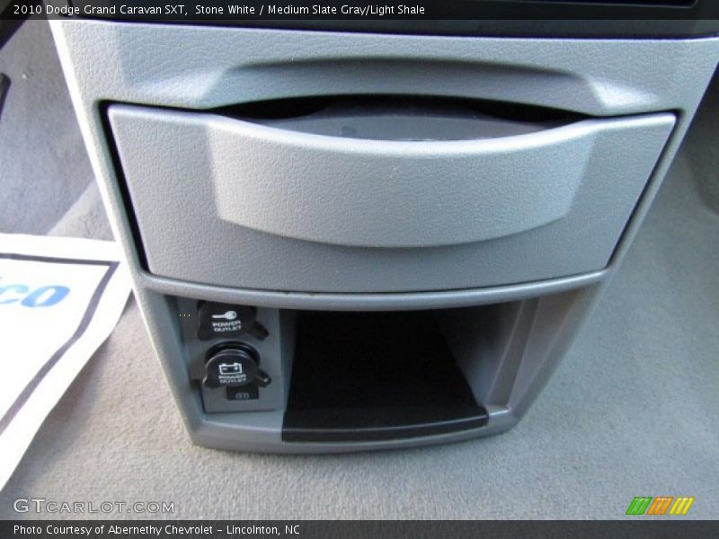 Stone White / Medium Slate Gray/Light Shale 2010 Dodge Grand Caravan SXT
