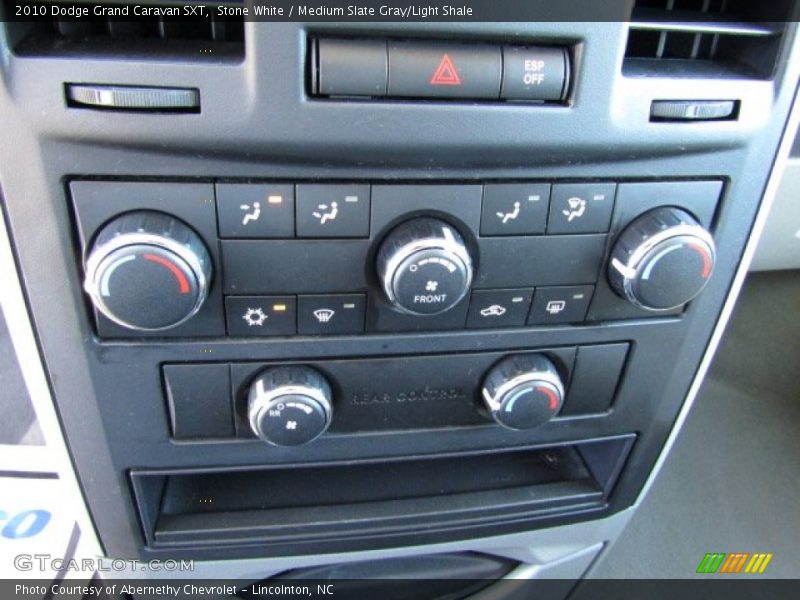 Stone White / Medium Slate Gray/Light Shale 2010 Dodge Grand Caravan SXT