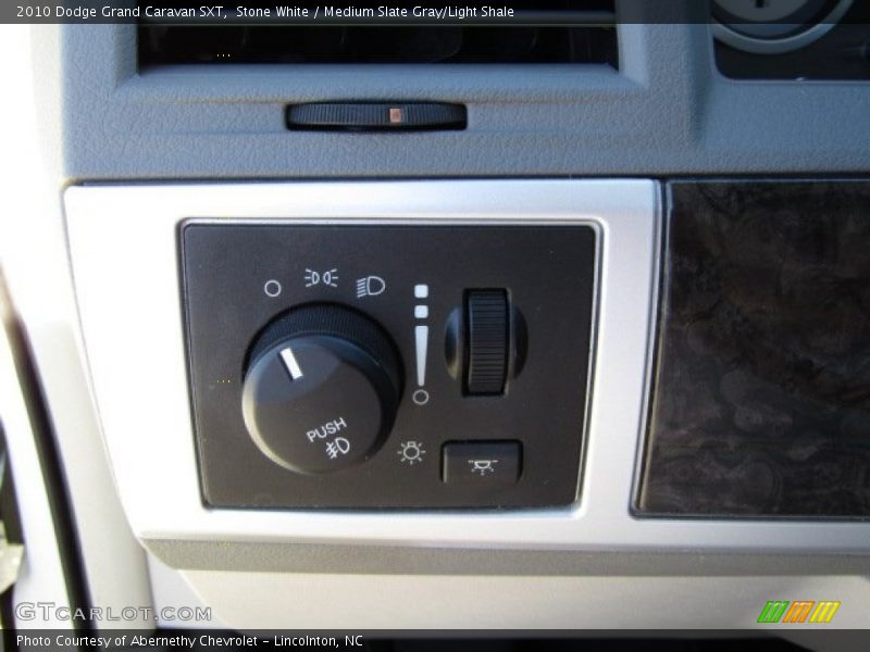 Stone White / Medium Slate Gray/Light Shale 2010 Dodge Grand Caravan SXT