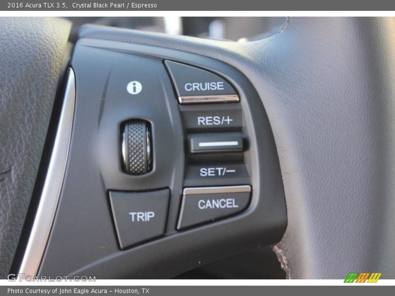 Crystal Black Pearl / Espresso 2016 Acura TLX 3.5