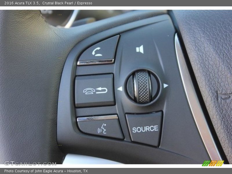 Crystal Black Pearl / Espresso 2016 Acura TLX 3.5