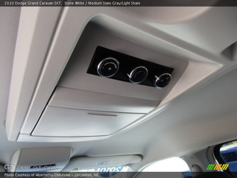 Stone White / Medium Slate Gray/Light Shale 2010 Dodge Grand Caravan SXT