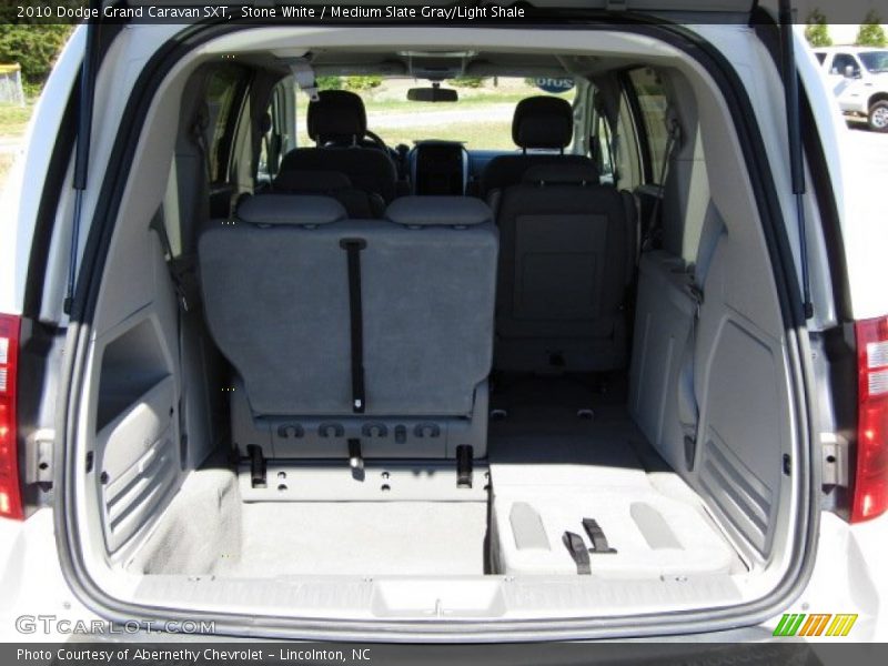 Stone White / Medium Slate Gray/Light Shale 2010 Dodge Grand Caravan SXT