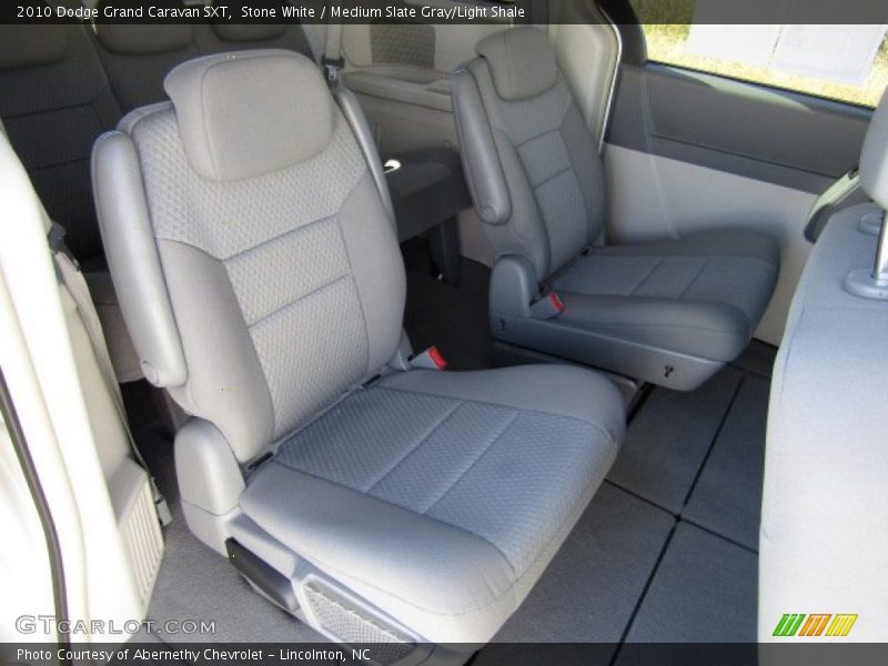 Stone White / Medium Slate Gray/Light Shale 2010 Dodge Grand Caravan SXT