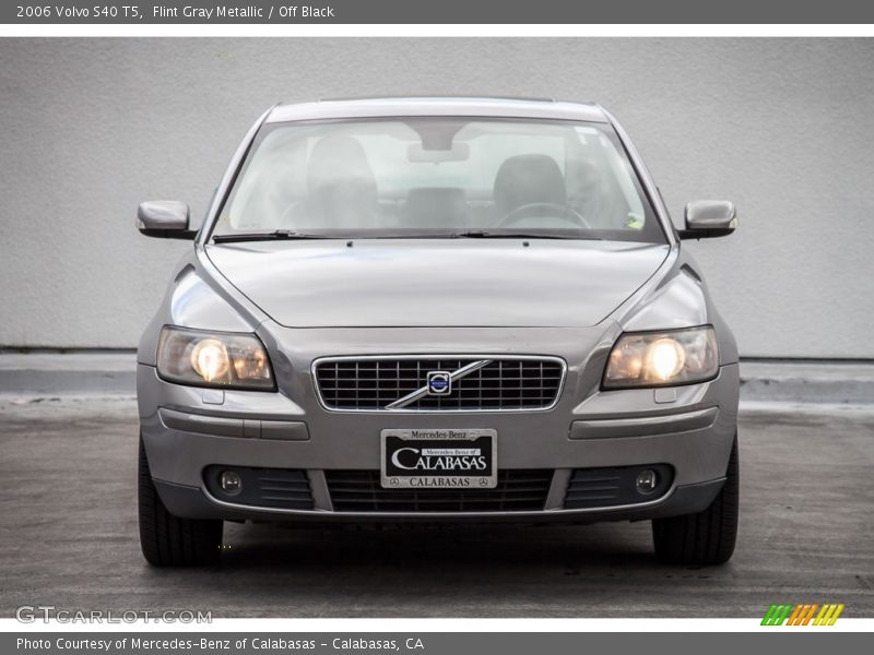 Flint Gray Metallic / Off Black 2006 Volvo S40 T5
