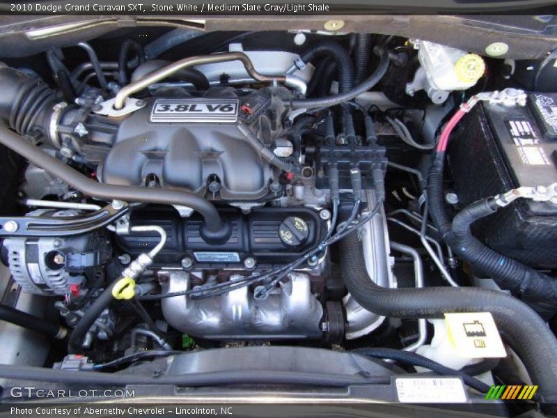 Stone White / Medium Slate Gray/Light Shale 2010 Dodge Grand Caravan SXT