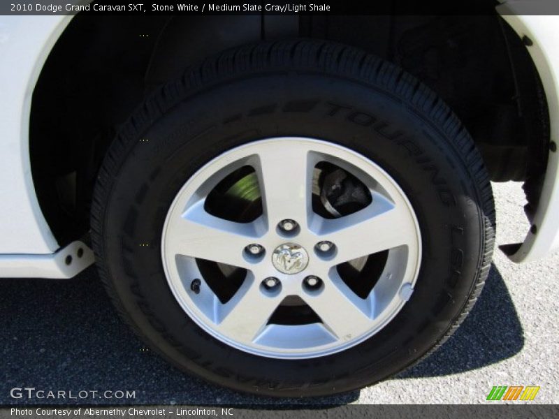 Stone White / Medium Slate Gray/Light Shale 2010 Dodge Grand Caravan SXT
