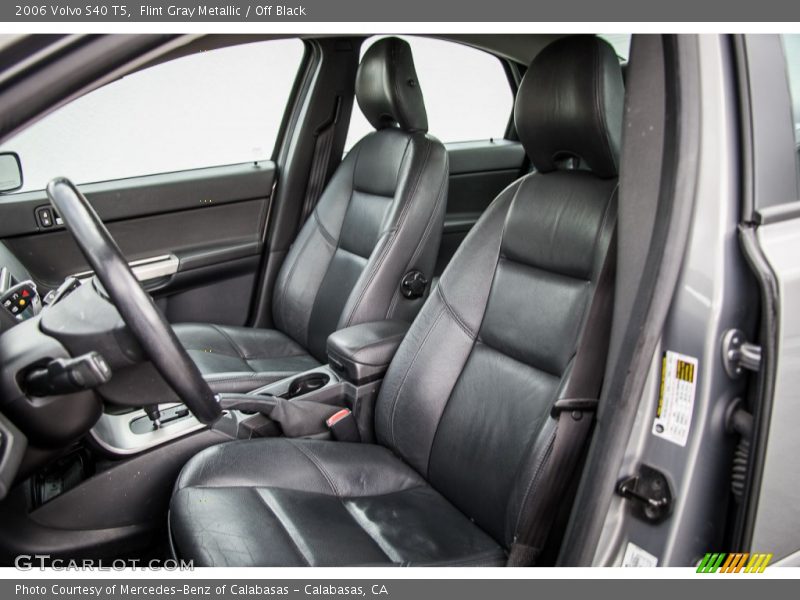 Flint Gray Metallic / Off Black 2006 Volvo S40 T5