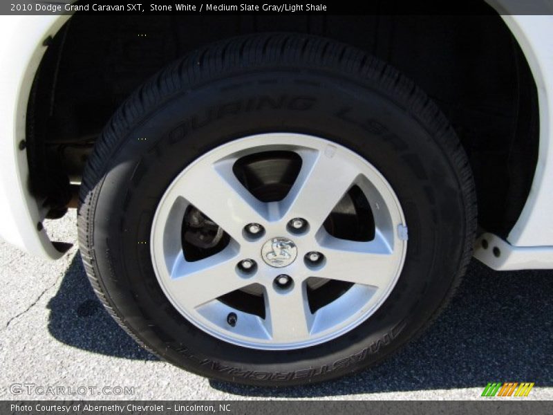 Stone White / Medium Slate Gray/Light Shale 2010 Dodge Grand Caravan SXT