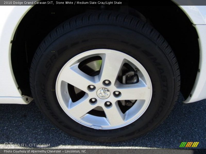 Stone White / Medium Slate Gray/Light Shale 2010 Dodge Grand Caravan SXT