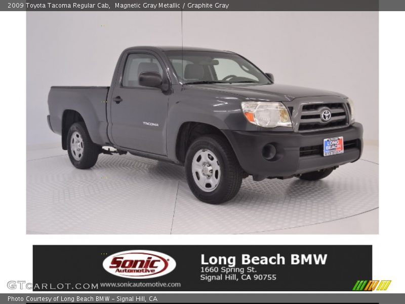 Magnetic Gray Metallic / Graphite Gray 2009 Toyota Tacoma Regular Cab