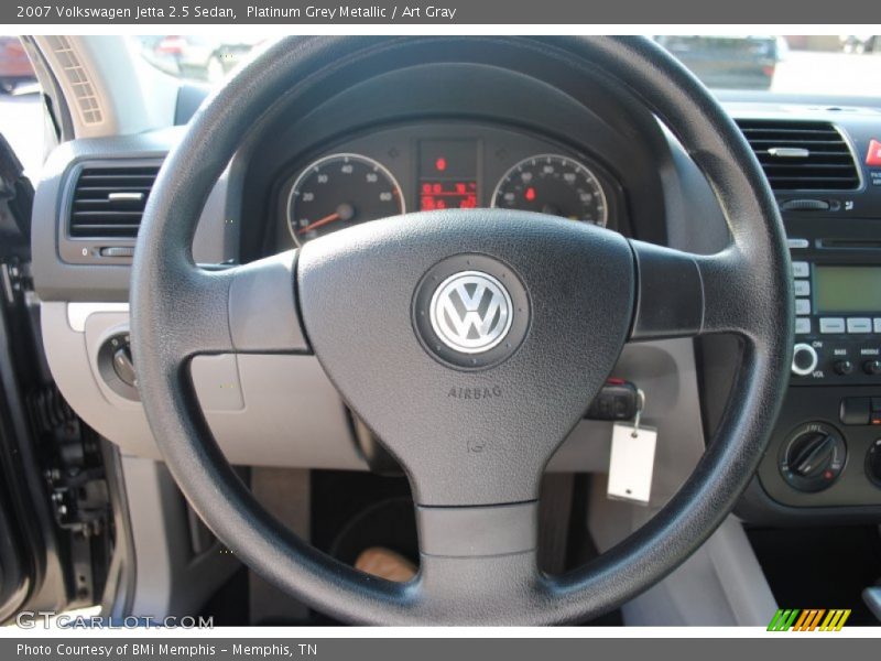 Platinum Grey Metallic / Art Gray 2007 Volkswagen Jetta 2.5 Sedan