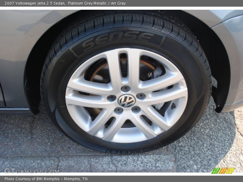 Platinum Grey Metallic / Art Gray 2007 Volkswagen Jetta 2.5 Sedan