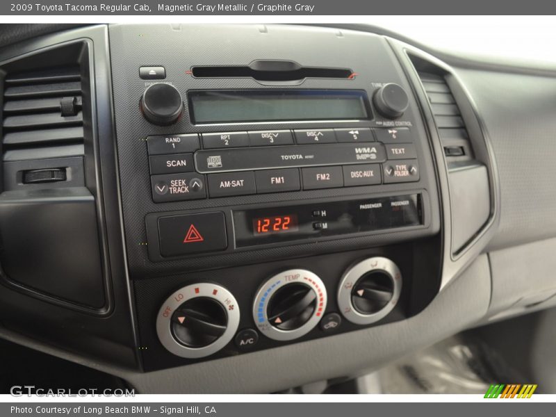 Magnetic Gray Metallic / Graphite Gray 2009 Toyota Tacoma Regular Cab