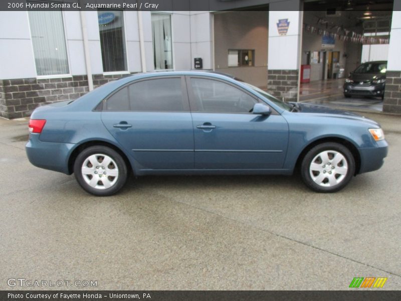 Aquamarine Pearl / Gray 2006 Hyundai Sonata GL