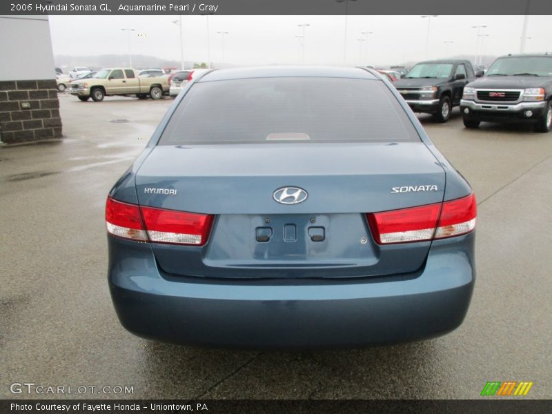 Aquamarine Pearl / Gray 2006 Hyundai Sonata GL