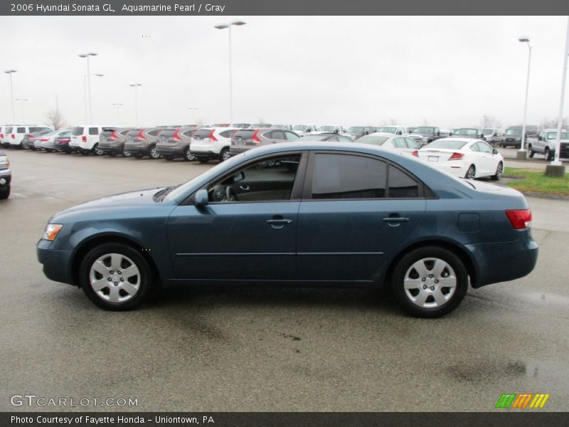 Aquamarine Pearl / Gray 2006 Hyundai Sonata GL