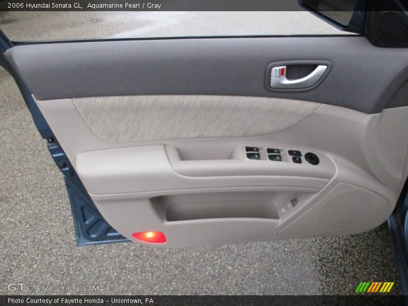 Aquamarine Pearl / Gray 2006 Hyundai Sonata GL