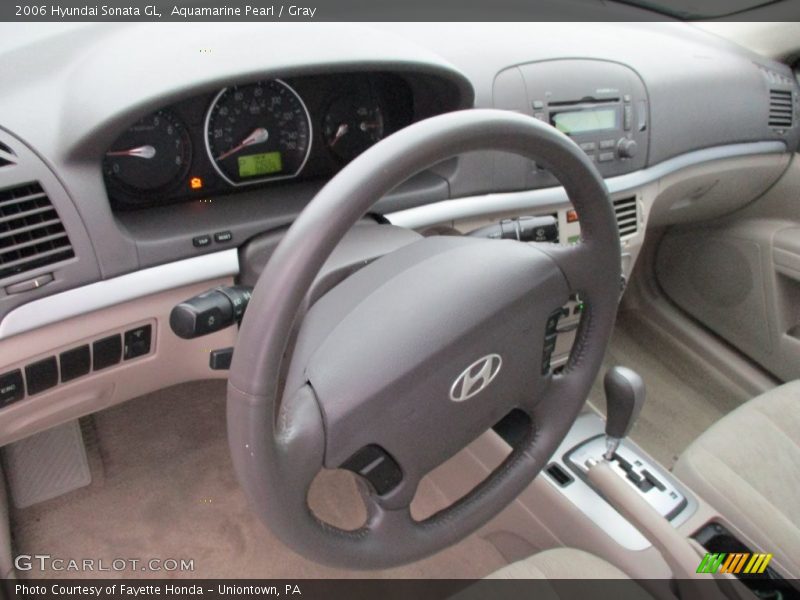 Aquamarine Pearl / Gray 2006 Hyundai Sonata GL