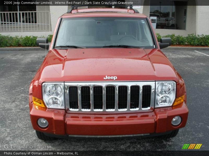 Inferno Red Pearl / Dark Slate Gray/Light Graystone 2006 Jeep Commander Limited