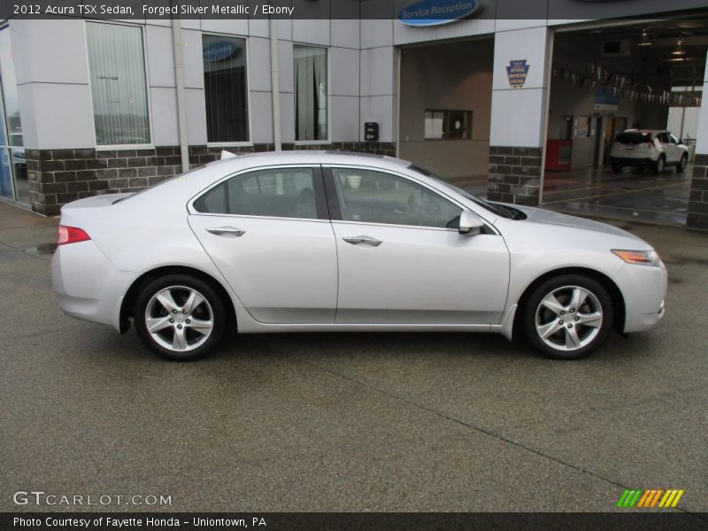 Forged Silver Metallic / Ebony 2012 Acura TSX Sedan